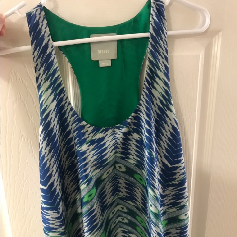 Colorful racer back tank